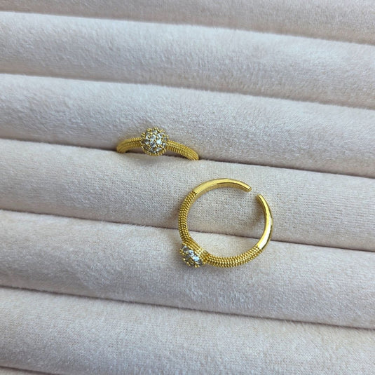 Anillo Circón Tallado Efímero