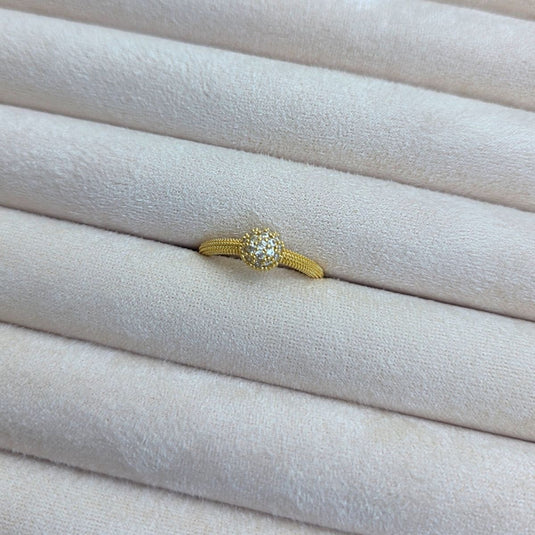 Anillo Circón Tallado Efímero