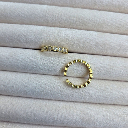 Anillo Corazones Idílico