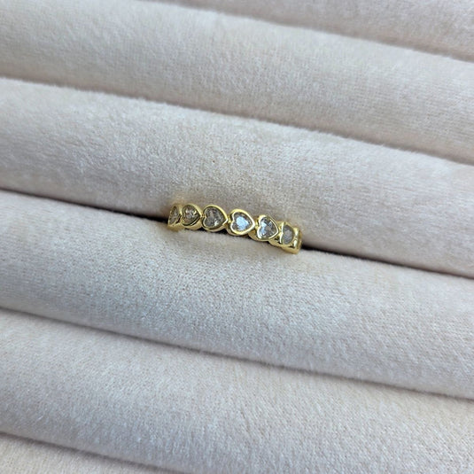 Anillo Corazones Idílico