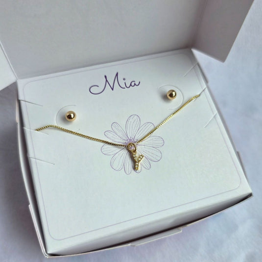 Cadena Inicial Brillos Amor y Amistad