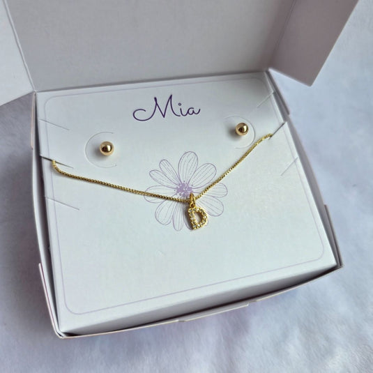 Cadena Inicial Brillos Amor y Amistad