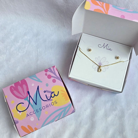 Cadena Inicial Brillos Amor y Amistad