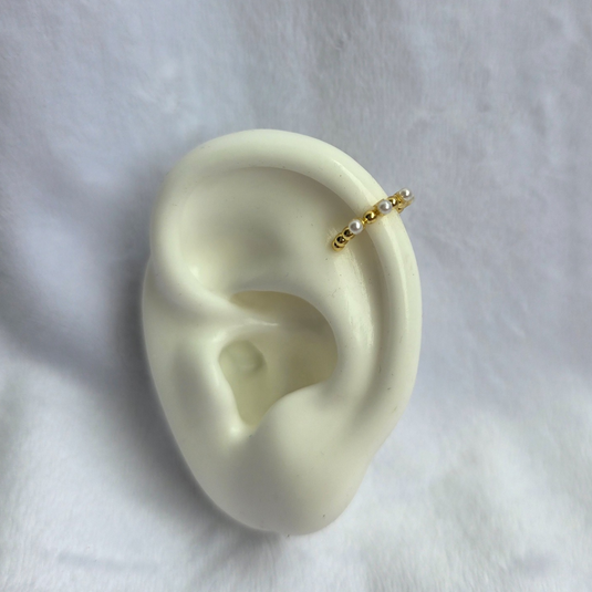 Earcuff Perlas