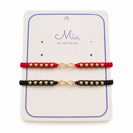Set Pulseras Infinity