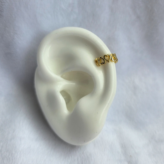 Earcuff Corazones