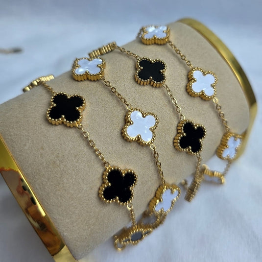 Pulsera Trebol Chunky